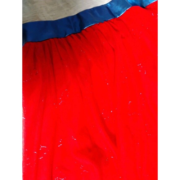 MINNIE MOUSE Disney Gray & Red Tulle Dress Hood with Ears - Sz Small 4/5 - Picture 3 of 7